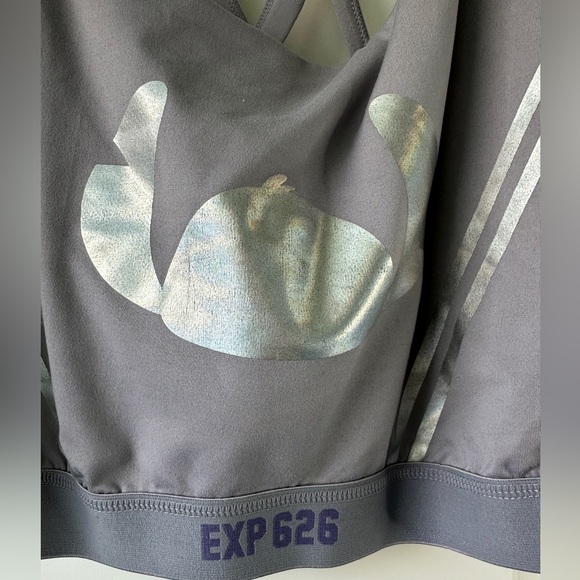 Disney Purple Sports Bra with Silver Stitch Design - Picture 3 of 6